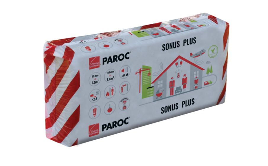 PAROC Sonus Plus უნივერსალური ფილა 50 600*1200 (7.2 კვ/მ) — ქვაბამბა
